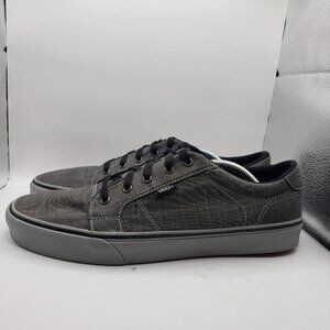 Vans Mens Off The Wall 721454 Gray Skate Shoes Comfort Lace Up Low Top Size 12